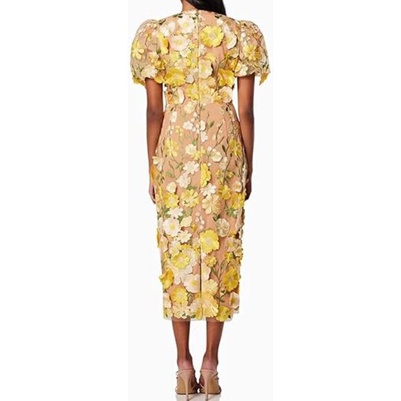 Women's Deep-V Maxi Formal Dress Lace Evening Gown Party Wedding Ball Prom Dress - Picture 3 of 9